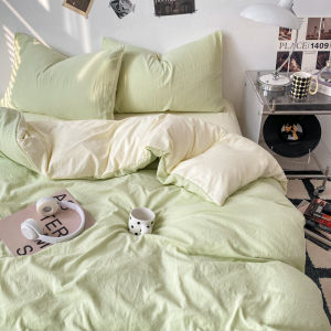 Pure Cotton Single Piece Duvet Cover Full Color Dormitory Three Piece Set 180X220 Single Double Bedding Covers