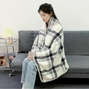 Mền Bông Nỉ Dày Ấm Áp Đa Năng Cho Mùa Thu Mền Nướng Trưa Mền Che Phủ Mền Khăn Choàng Mền Nhung Mền Nhung
