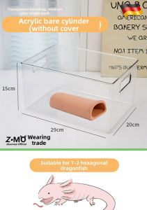 Salamander Breeding Tank Rectangular Eco-friendly Acrylic