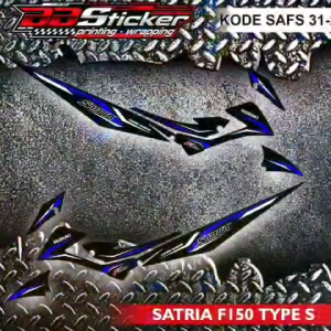 STRIPING MOTOR SUZUKI SATRIA FU 150 FACELIFT TIPE S | STICKER LIST SAFS 31 RACING