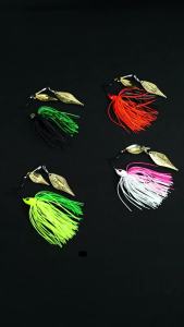 KINGDOM | Kingdom Titanium Spinnerbait 5g 7g 10g 14g Colorful Skirt Double Willow Blade Bass Jig Freshwater Saltwater For Bass Fishing