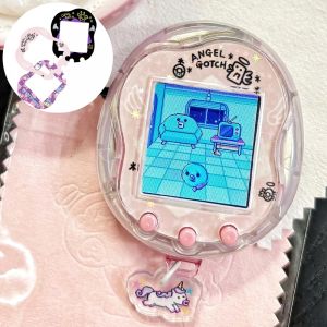 Hot Sanrio Tamagotchi Uni Faceplate Silicone Protective Film Kawaii Sticker Cute My Melody Tamagotchi Ornaments Protective Cover
