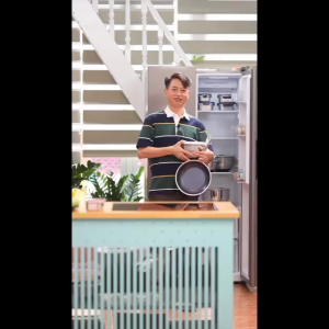 Nồi Chảo Quánh iMat Hybrid Blackcube chống dính Silkware/Ceramic lòng đen - BH 1 năm - Hàng Chính Hãng