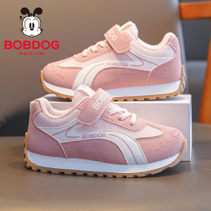 Bobdog | 2026 Autumn Winter Girls Thickened Cotton Padded Sports Sneakers
