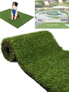 Decorative carpet Artificial grass 0.4 inch carpet synthetic grass mat fake grass for garden lawn landscape balcony