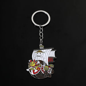 Móc Khóa Anime One Piece Monkey D. Luffy Mặt Dây Chuyền Hải Tặc Hợp Kim Kẽm Móc Khóa Ba Lô Đồ Trang Trí Làm Quà Tặng Cặp Đôi