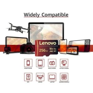 Original Lenovo Memory Card 128GB 256GB 512GB 1TB 2TB High Speed Micro TF SD Card SD V60 U3 TF Card For Nintendo Switch Ps4 Ps5 Game