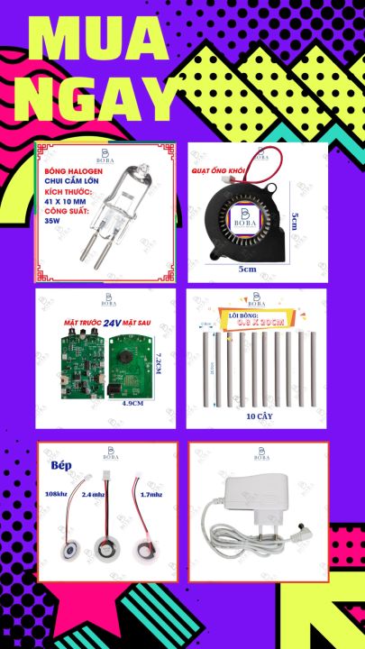 (HCM) Phụ kiện máy xông tinh dầu - bo mạch - mainboard (Tư Vấn ...