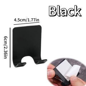 1-6PCS Adhesive Razor Holder Wall Mounted Bathroom for Shower Hook Rack Shaver Holder Plastic Hook Holder Razor Rack