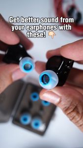 Tic Tech Toe ET2 Wide Bore Turbo Whirlwind Soft Silicone Upgrade Replacement IEM Eartips With Case