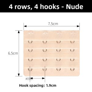 JIFANPAUL | Large Cup Extended Hook Bra 4 Rows of Hooks