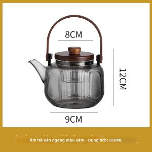 BANGBEBE | Bình Pha Trà Chống Nóng Bằng Kính Borosilicate