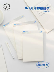 Miss Ben Can Tear Writing Pads Scratch Paper Notebook Book 2024 New Arrival Junior High School Students Use Horizontal Line Notebook for Correction Draft Thickened Blank Calculation Paper Exam Eye Protection