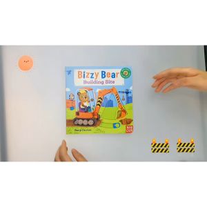 FORMINDS Children English Book Bizzy Bear Series Push Pull Slide Interactive Board Book