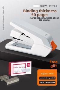 deli | Effort-saving Heavy-duty Multi-functional Large-capacity Stapler