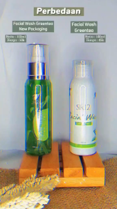 SR12 Facial Wash Green Tea Sabun Muka Berminyak Berjerawat