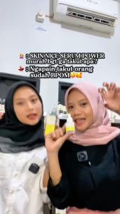 SKIN NICE Serum Power Brightening Expert niacinamide 10% Perawatan pencerah Wajah Hyaluronic Acid Mencerahkan