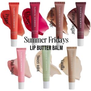 Summer Fridays Hydrating Lip Mask Moisturizing Lip Balm Glossy Lipstick from Sea Trade Imported Lip Care Beauty Tools