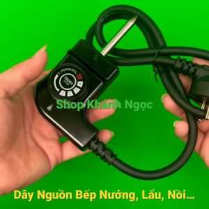 Dây nguồn bếp nướng điện phù hợp với các loại bếp xong nồi lẩu nướng có điều chỉnh nhiệt độ cắm rời -Dây nguồn bếp nướng chảo nướng lẩu điện các loại