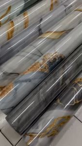 RW Wallpaper Foam Marble Roll 1.2M x 2.8M: Stiker Motif Granit Marbel Bahan Tebal 2.5mm