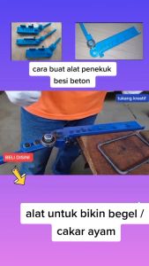 Penekuk Besi Begel 4ml sampai 12ml: Alat Penekuk Besi Cakar Ayam