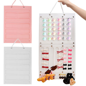 กระเป๋าผ้าสักหลาดแขวนเครื่องประดับดิสเพลย์ออแกไนเซอร์กระเป๋าเก็บของพับได้สร้อยข้อมือสร้อยคอกระเป๋า