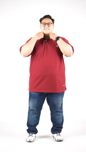 BIG J O R D A N polo shirt pria jumbo big size MARUN LIS PUTIH O R I G I N A L 8XL 7XL 6XL 5XL 4XL 3XL