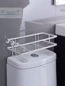Strong Load Bearing Multipurpose Adjustable Double Layers Bathroom Storage Rack Washing Machine Shampoo Bottles Detergent Cleaning Supplies Galas Beban Kuat Penyimpanan Bilik Mandi Dua Lapisan Stabil Mesin Basuh Letak Syampu Detergen双层浴室收纳架洗衣机厠所馬桶肥皂瓶子洗洁精