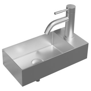 SHENGXUE | Corner Mounted Mini Stainless Steel Washbasin