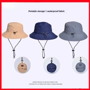 Rain Special Hat Summer Rain Hat Rain-Proof Men and Women Waterproof Outdoor Hiking Bucket Hat Fishing Angling