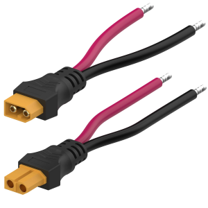 XT60 Plug Connector Female & Male with 12AWG Silicon Wire for RC Airplane Drones Toy Cars Lithium Batteries and More