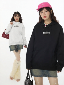 Gbiaior | American Retro Brand Casual Couple Loose Round Neck Sweater