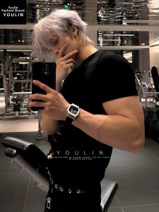 YOULIN | Sleeve-收紧口 Muscle-showing Slim Fit Rugged Style Quick-dry Mens Summer T-Shirt