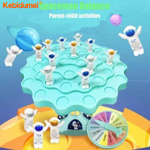 Kebidumei Spaceman Balance Tree Toy Childrens Educational Montessori Math Toys Balancing Board Parent-Child Interaction Table Games