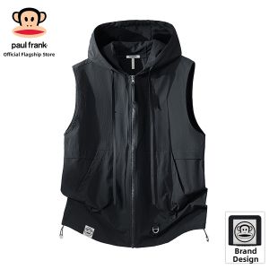 Paul Frank | Hooded Lightweight Leisure Loose Back Vest