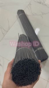 COD lidi bambu 25mm Panjang 60cm 1 Ikat 950+ batang jeruji sangkar burung warna hitam