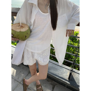 Summer New Casual Wide Leg Loose Low Waist Shorts