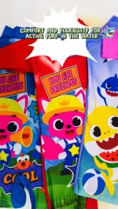 QPyjamas Kids Swimwear Boy Girl Swimsuit Shark Doo Doo Swimming Suit Baju Renang Budak Baju Mandi Lelaki Perempuan