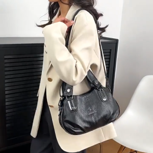 Tas Selempang Wanita 2In1 Modern Kulit Asli Kapasitas Besar Mom Bag Gift Handbag DZ