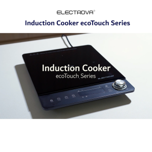 Electrova Induction Cooker ecoTouch Series
