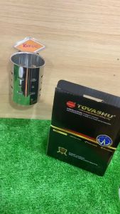 Ống đũa muỗng Tovashu KAG-304SU277 Inox 304 kệ đơn tròn móc kệ chén dĩa cao cấp dập khuôn hight 12.5cm