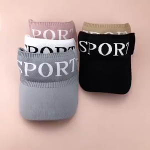 Ninabobo TP001 Topi Rajut Senam Golf Olahraga Motif Cap Catur Newst Sport Topi Pantai Wanita