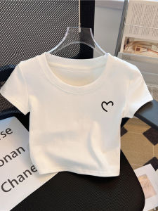 SUSHOUWANGE | White Cotton Short Sleeve T-Shirt