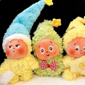 ของเล่นบรรจุน่ารักสตาร์แมนน่ารักของขวัญผ้าขนสัตว์ตุ๊กตาเด็กภาพอนิเมะสุดน่ารักขนาด18ซม.