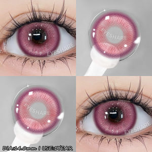 EYESHARE 1Pair Color Cosplay Pink Contact Lenses Red Lenses Purple Eyes Contact Halloween Beauty Makeup Lenses Anime Accessories