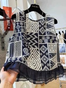 PAZHAOLANG | Plus Size Floral Cutout Vest Summer Korean Style Lace Patchwork Top