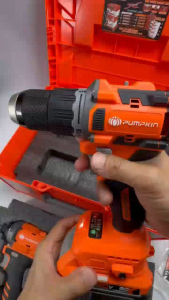 COMBO SET ชุดสว่านกระแทก 60Nm. และ ไขควงกระแทก 230Nm. ไร้สาย 20V ยี่ห้อ PUMPKIN รุ่น 50404 / INF-IMDID-202CK-X20