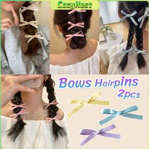 C.N. Fashion Bows Hair Clips Hairpins Hair Accessories Sweet Style 2pcs