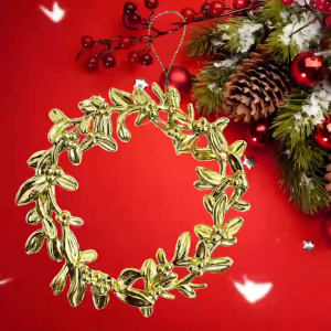 Christmas Tree Decorations Gold Garland Pendant Christmas tree ornaments Christmas presents