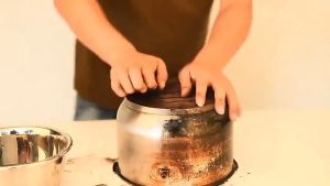 TQS SG Stock Emery Magic Wipe Pot Bottom Cleaning Descaling Sponge Pot Sponge Brush Iron Rust Removal Sponge